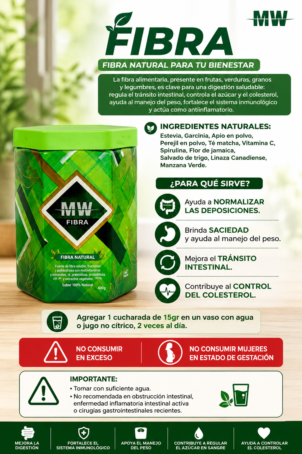 MW Fibra Natural para tu Bienestar